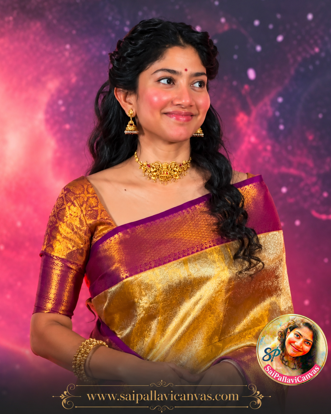 Sai Pallavi at the Ramayana Pradham Sankalpa evening