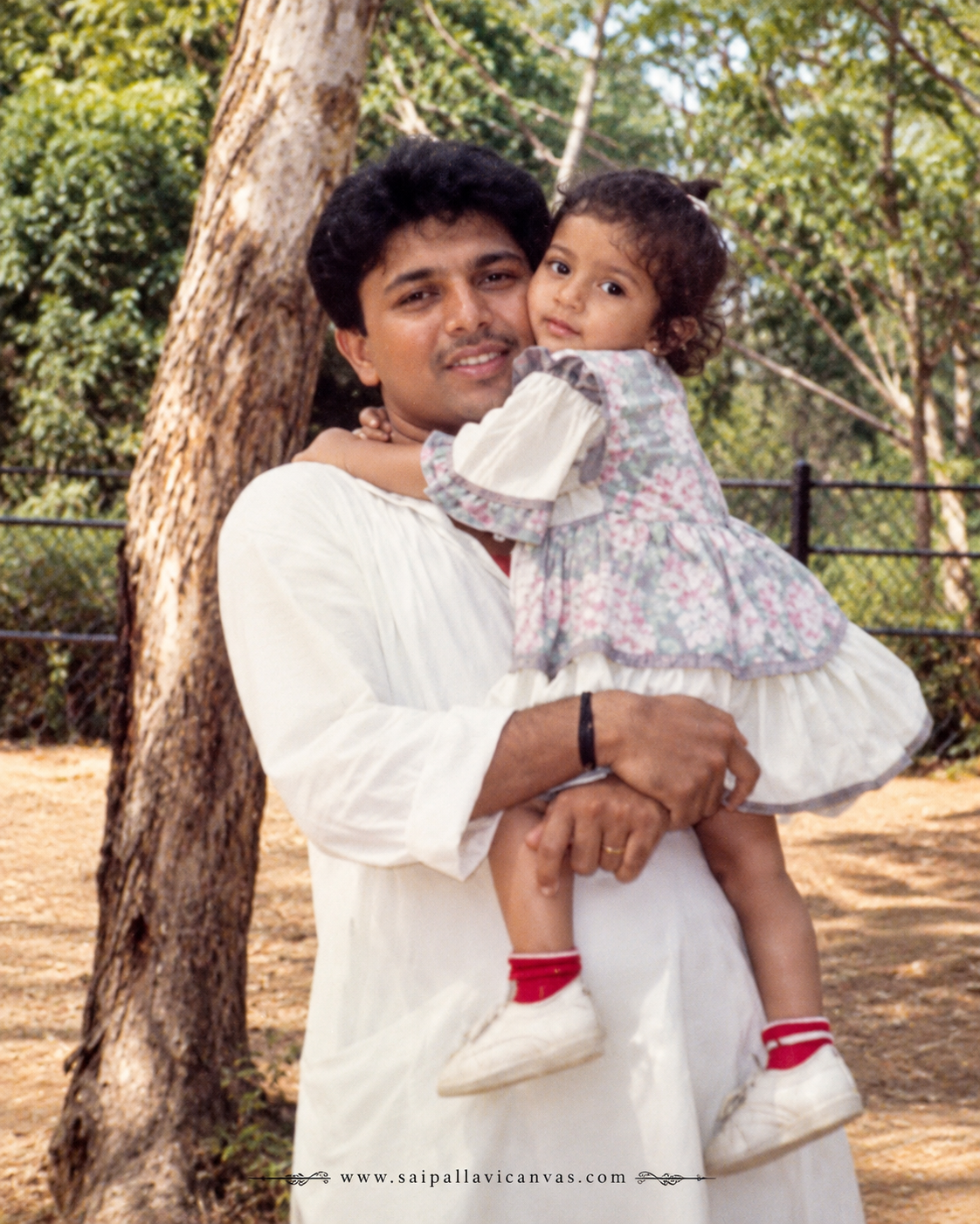 Sai Pallavi with her father