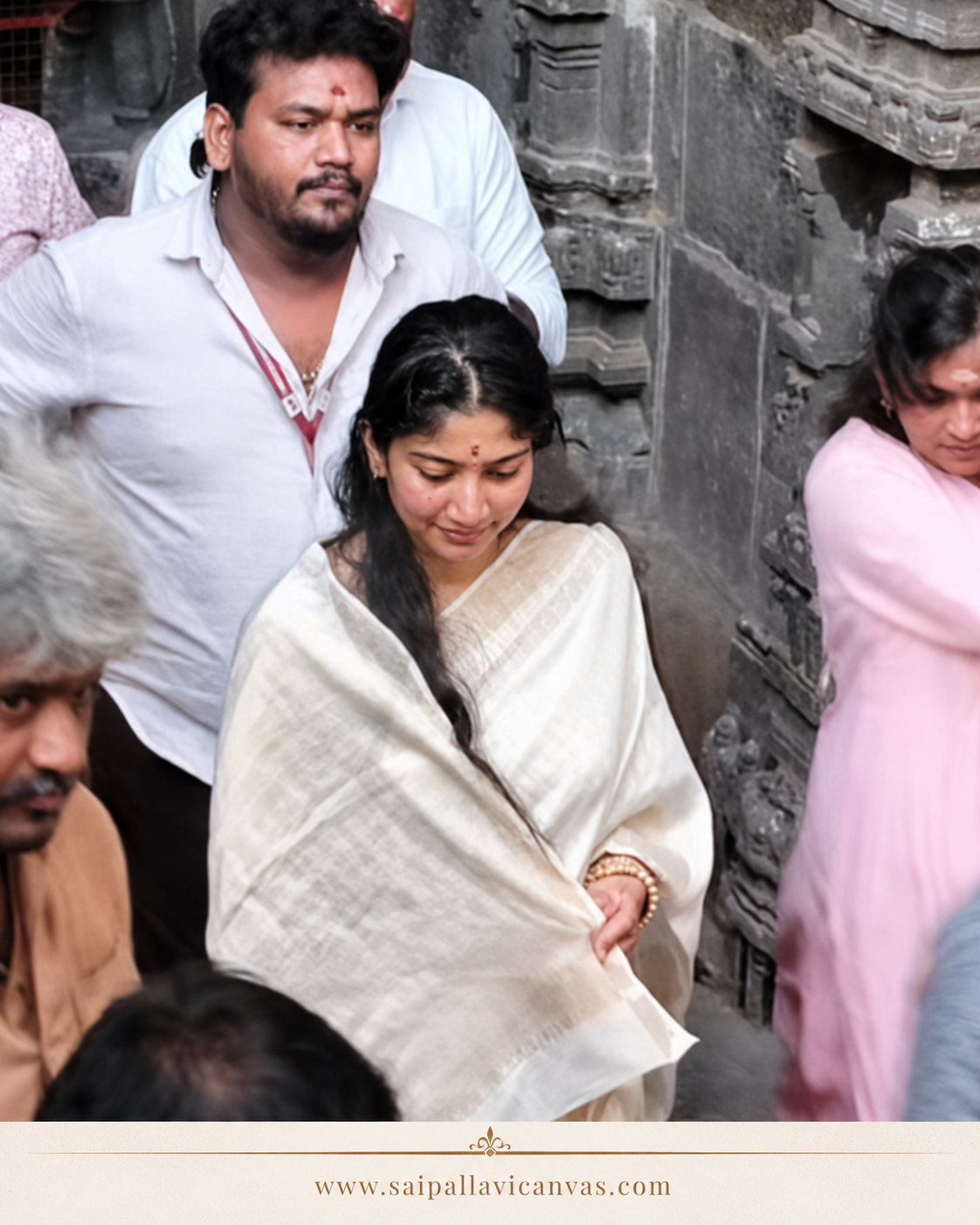 Sai Pallavi at Arunachaleswarar Temple, Tiruvannamalai