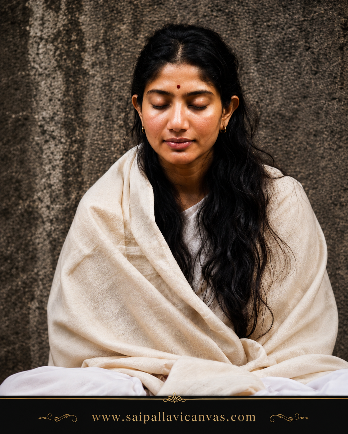 Sai Pallavi at Arunachaleswarar Temple, Tiruvannamalai