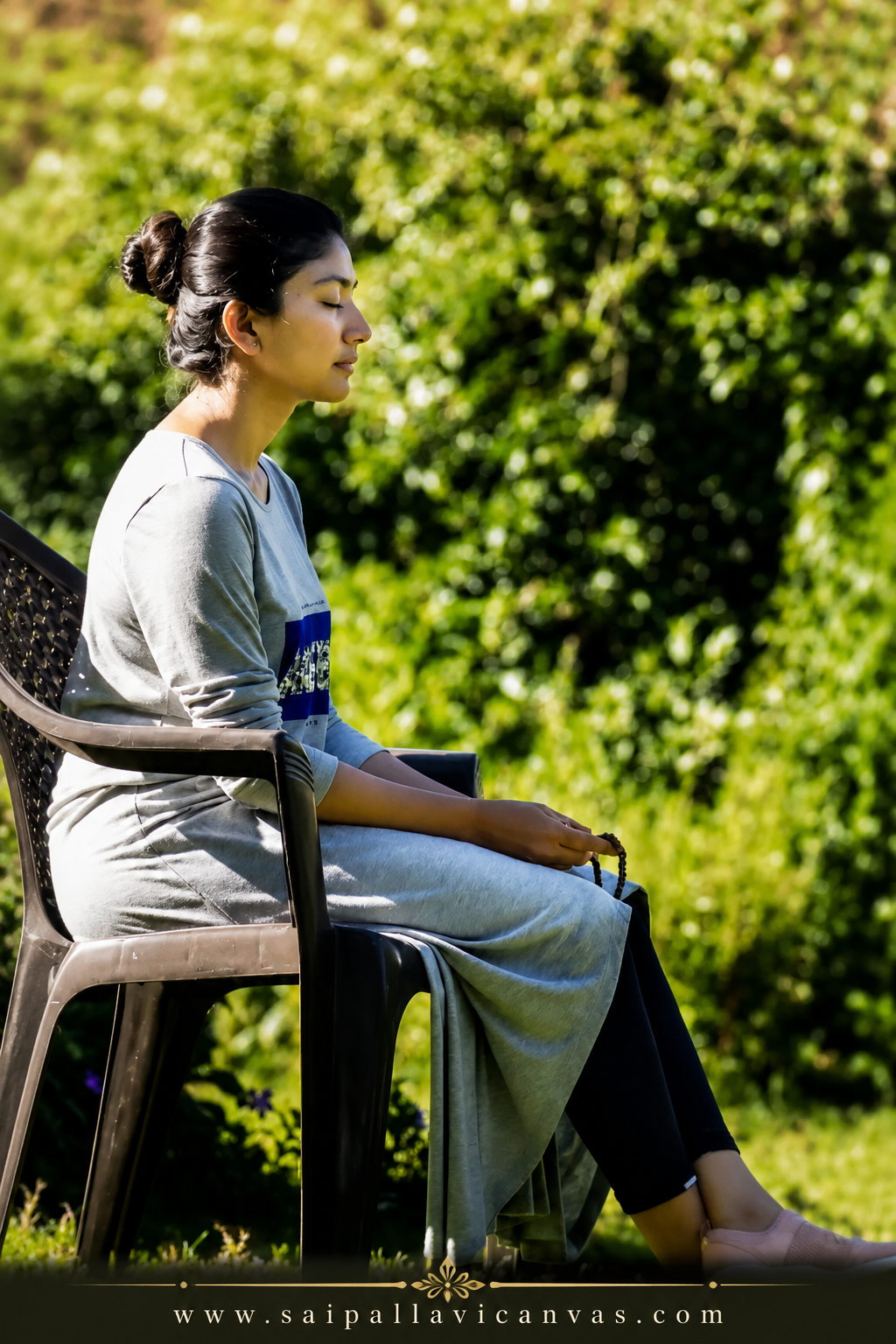 Sai Pallavi in a meditative moment