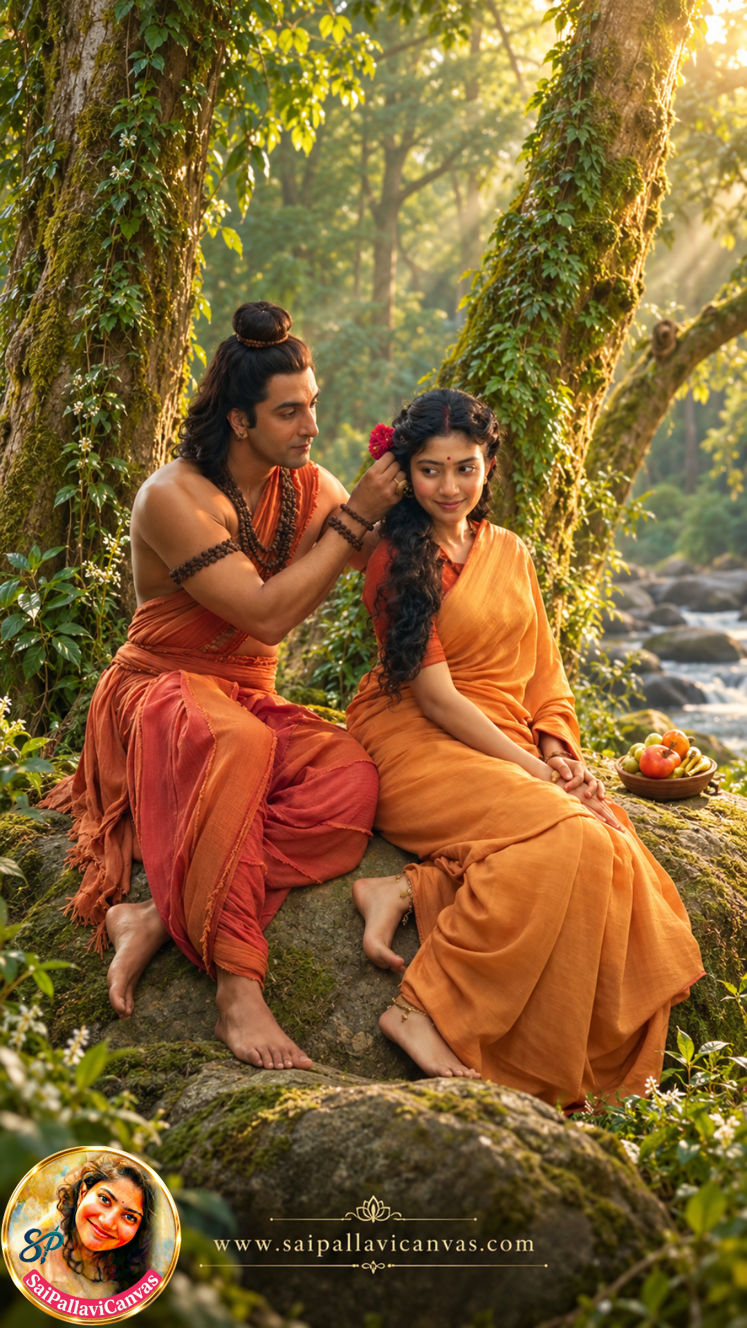 Siya Ram poster: Ranbir Kapoor as Lord Ram and Sai Pallavi as Maa Sita, Namit Malhotra's Ramayana